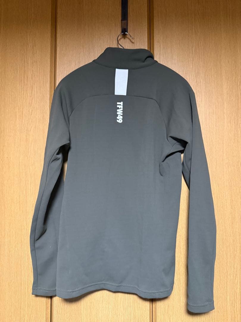 TFW49 ブラウン ジップアップ 長袖シャツ 送料 無料