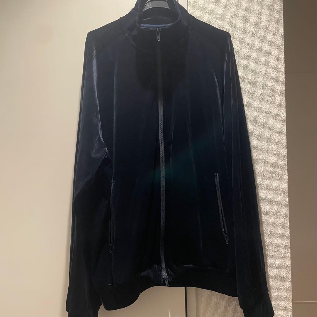 adam et rope ベロアトラックジャケット Lサイズ ネイビー ヴ