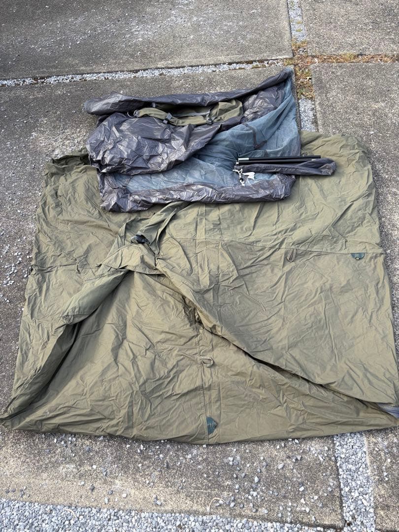 バンドックソロティピー1TCと新品のフロントウォールセット アウトドア キャンプ