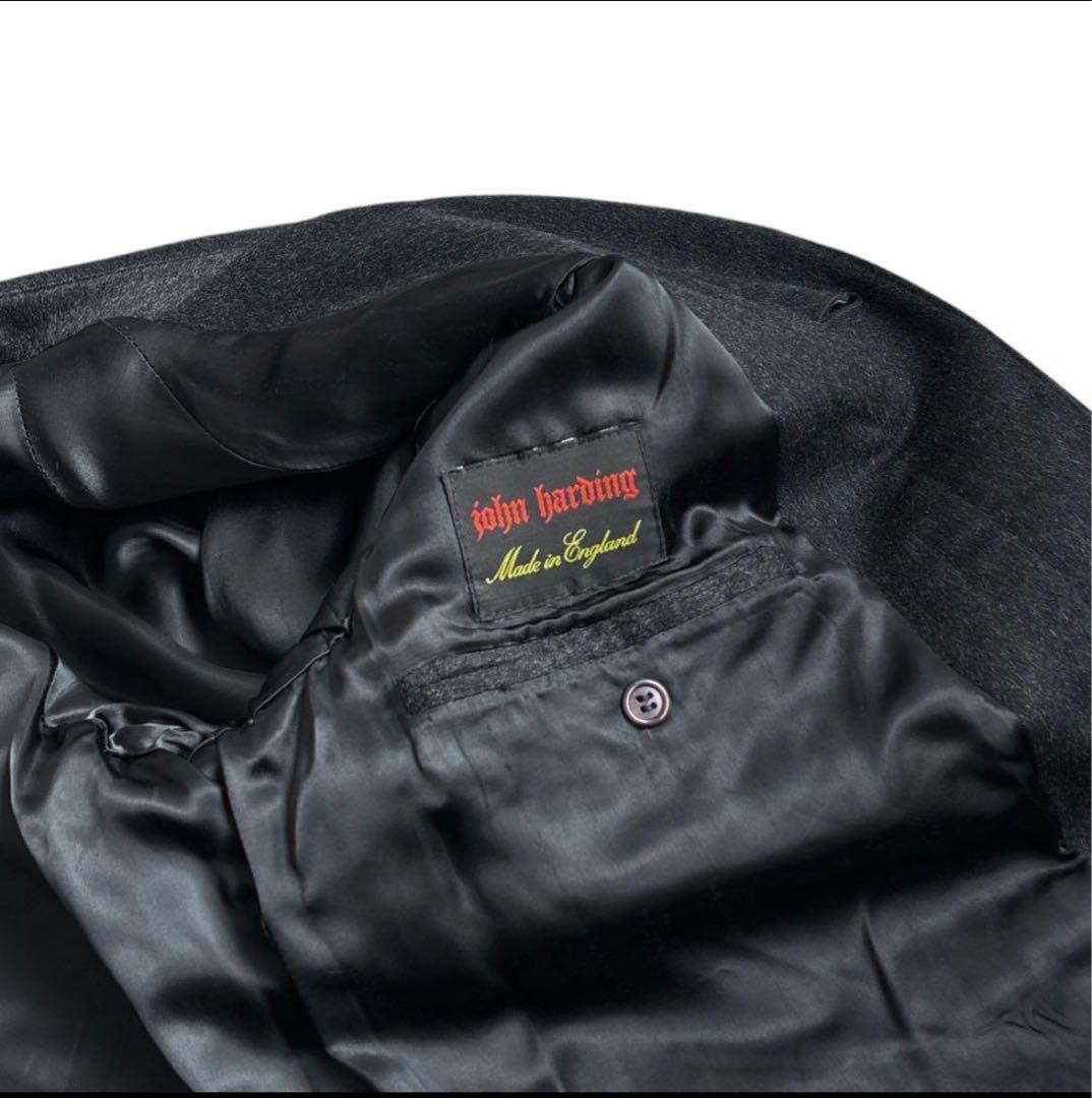 カシミヤ100%◎ 80s~90s JOHN HARDING Long Coat