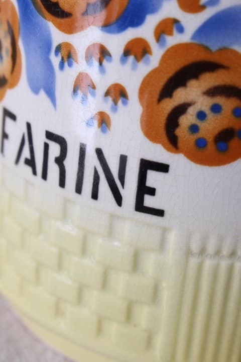 フランスアンティーク キャニスター3点