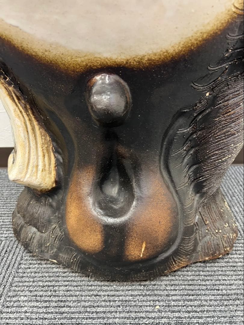 信楽焼 たぬき置物 特大サイズ 陶器製 縁起物 滋賀 工芸品 インテリア