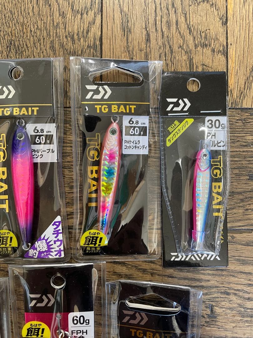 Daiwa tgベイト・Fkジグ　30〜60g