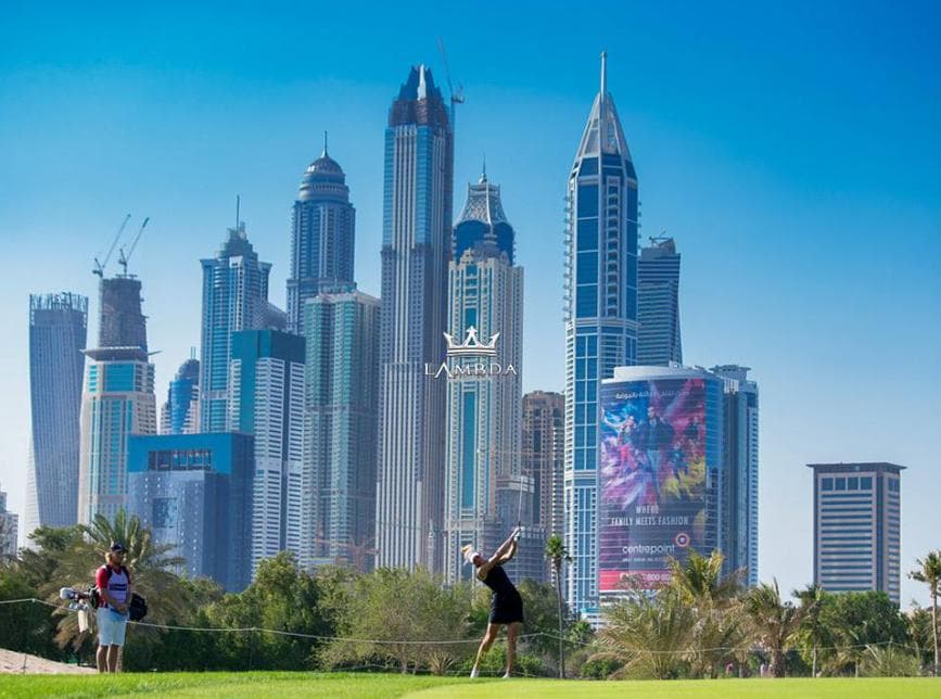 ラムダ LAMBDA　メンズ ゴルフシューズ EUR42（26.6㎝）星条旗柄