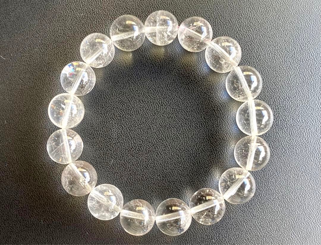 チコウ　究極品質　ヒマラヤ幻の聖山　カイラス産水晶のブレス　12㎜珠