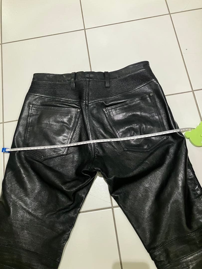WJKライダースレザーパンツ　BLACK