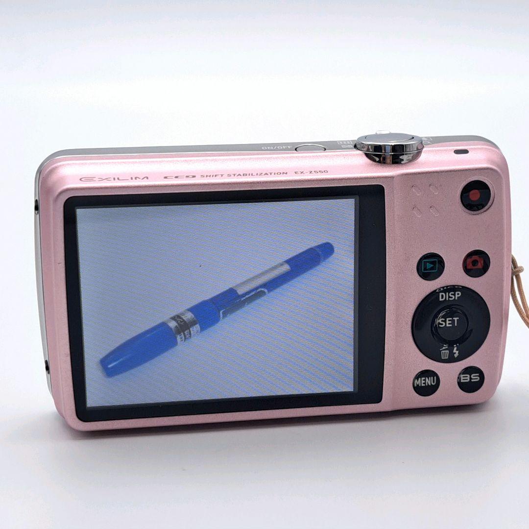 デジタルカメラ CASIO カシオ EXILIM EX-Z550 ピンク 付属品