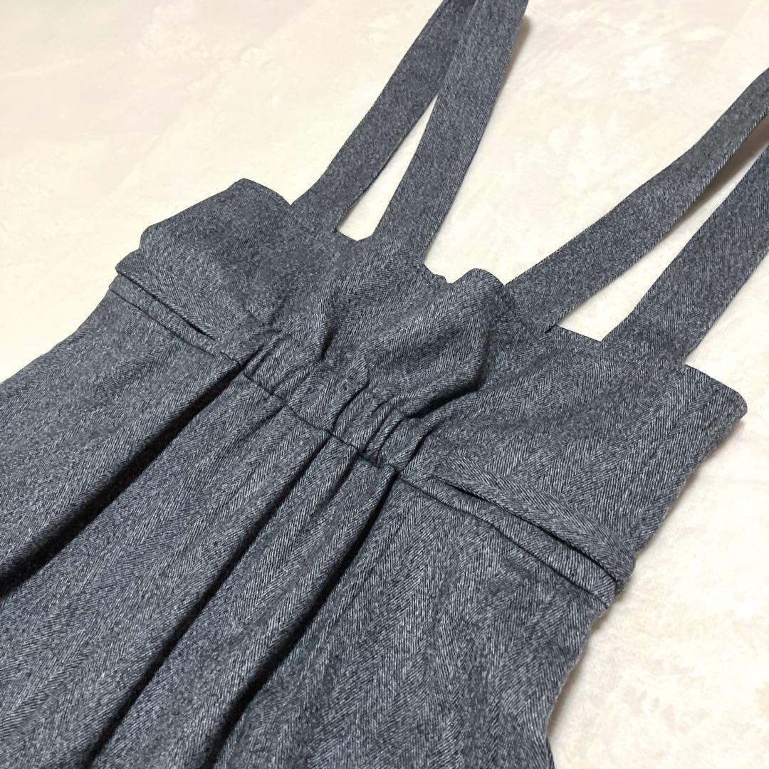 新品❣️ VERMEIL par iena イエナ ライトフラノサロペット ウール