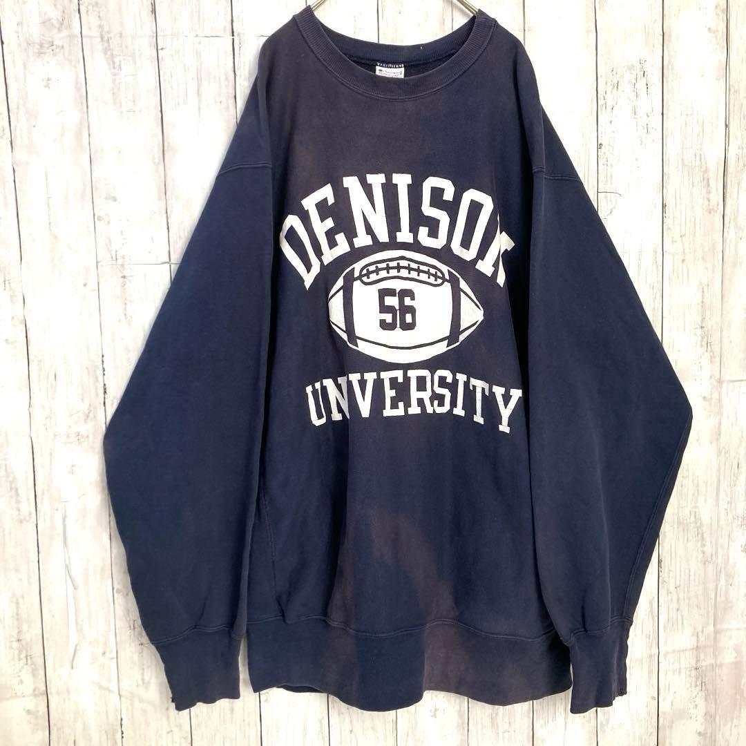 m*t様 90s刺繍タグ　チャンピオン　リバースウィーブカレッジプリントスエット