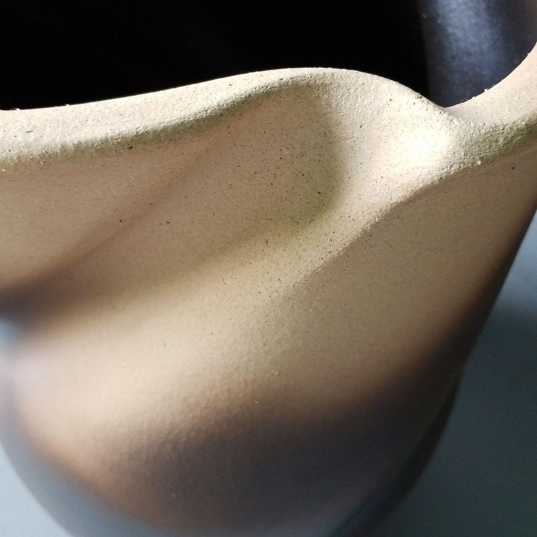 信楽焼傘立て 大容量❗特大ひねり  高さ４７cm