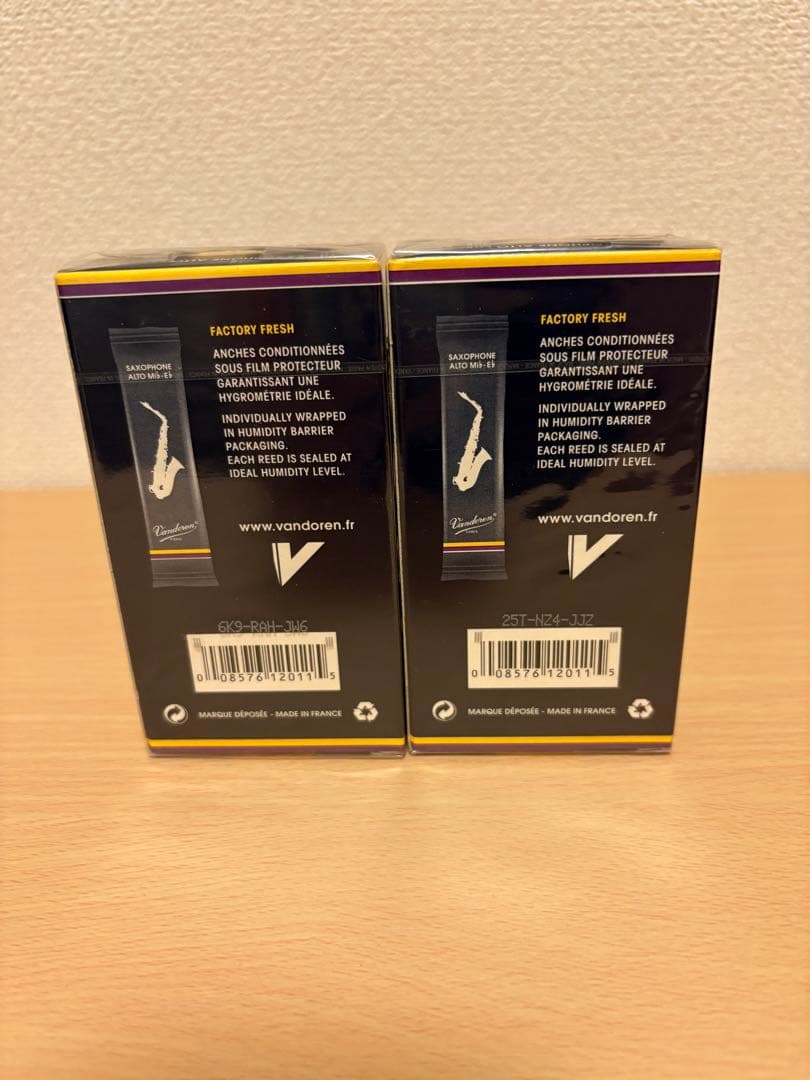 新品未開封 Vandoren アルトサックス リード 硬さ3 10枚入り 2箱
