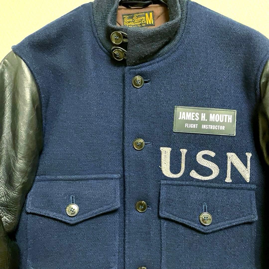 ★☆バズリクソンズ フライトインストラクタージャケット スタジャン 極美品☆★