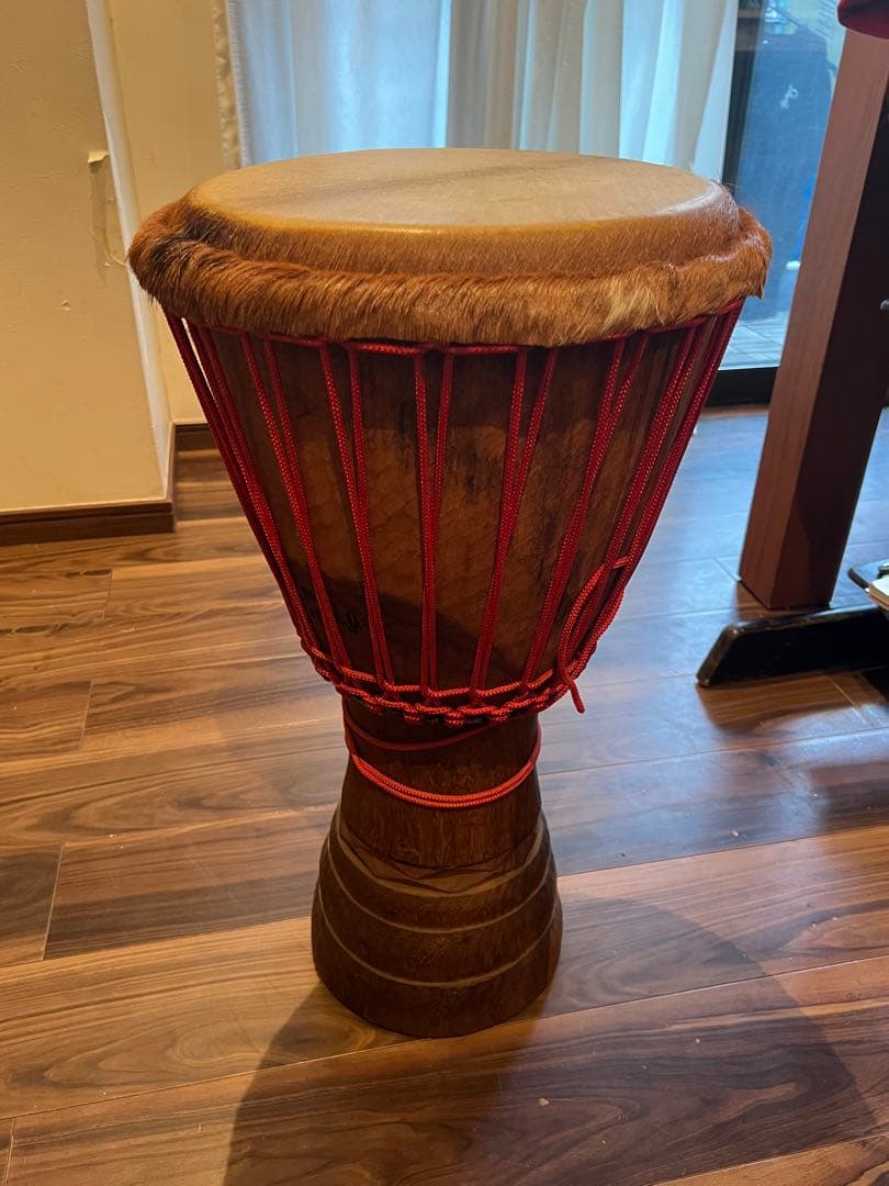 木製パーカッション 楽器　打面30センチジャンベ