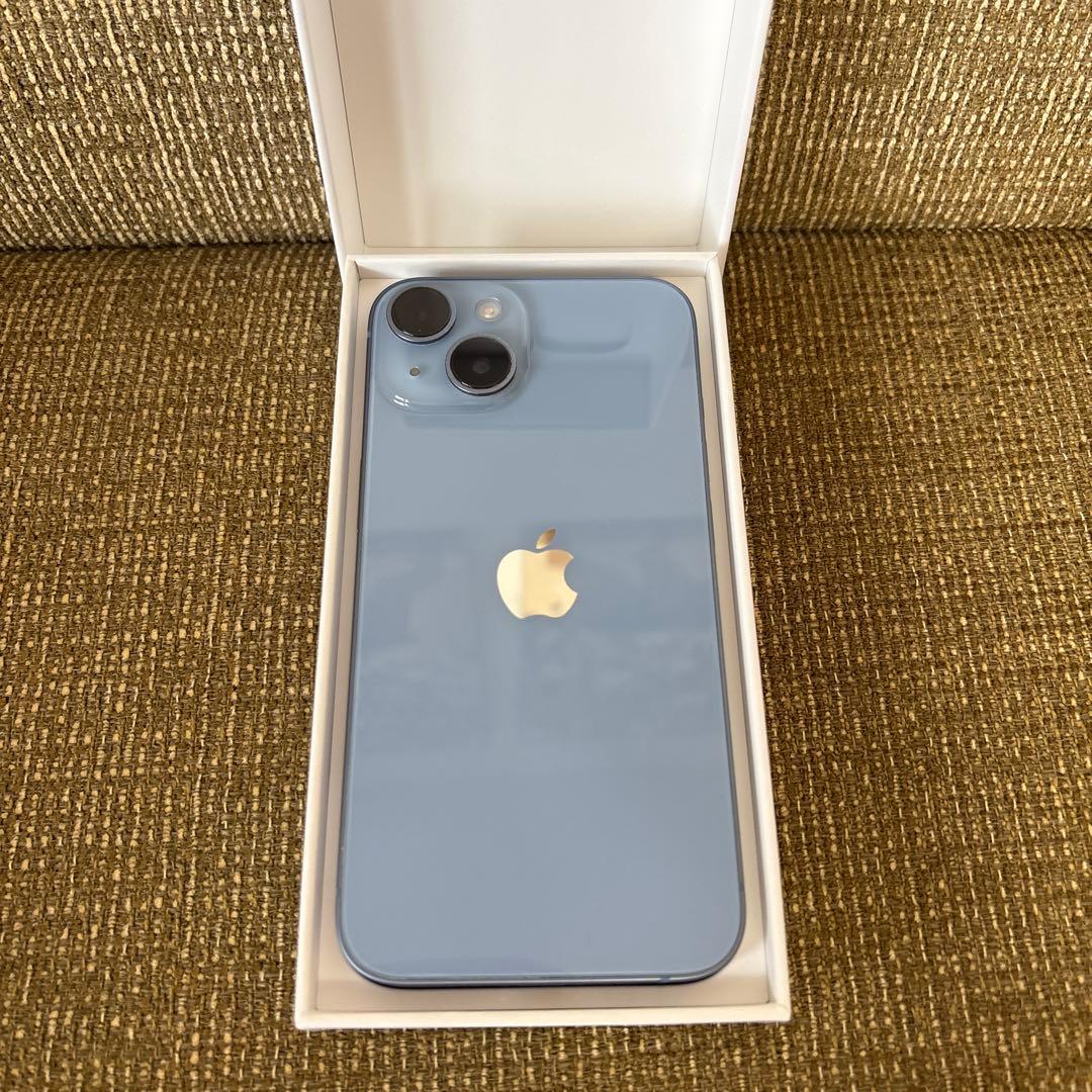 Apple iPhone 14 128GB 本体 ブルー simフリー