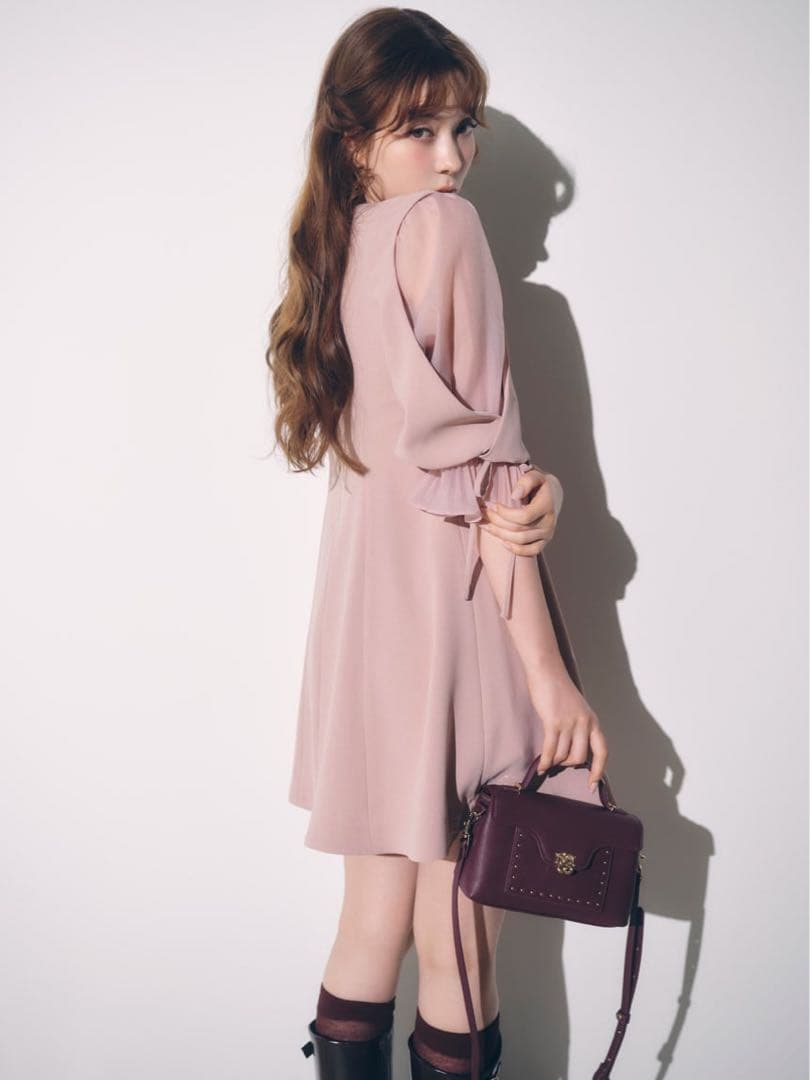 最終‼️SNIDEL レディライクフレアワンピース M(1)