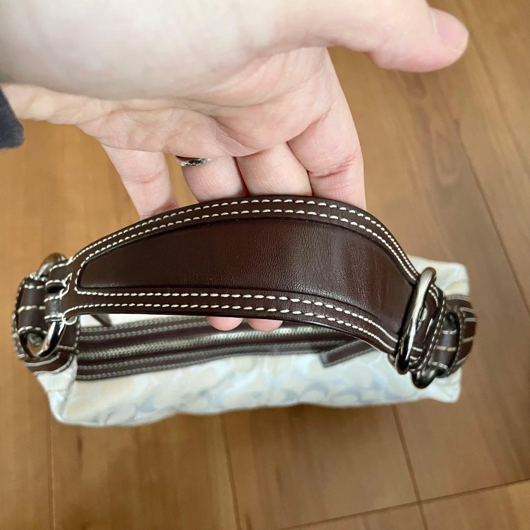 【美品】COACH ワンショルダーバッグ 10074 シグネチャー ソーホー