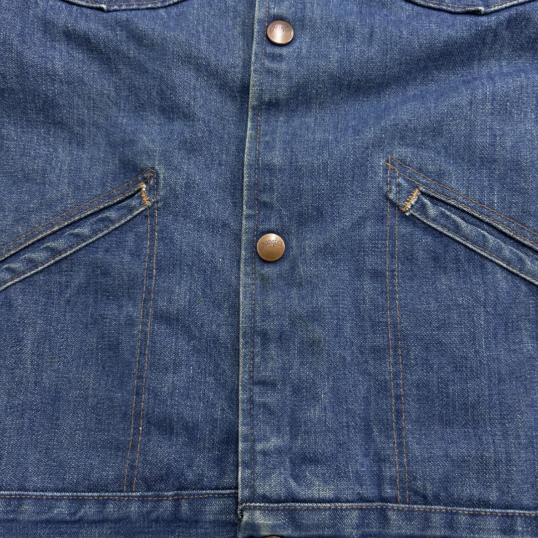 た*る様 80s　USA製　wrangler　デニムジャケット　古着　インディゴ