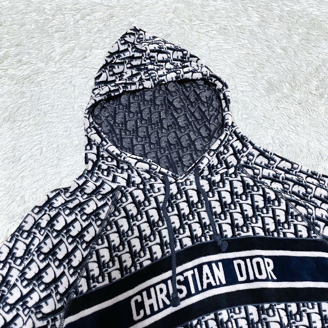 極美品✨クリスチャン ディオール オブリーク ロゴ パーカー