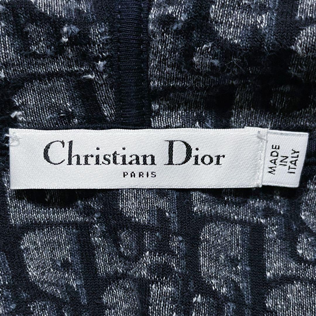 極美品✨クリスチャン ディオール オブリーク ロゴ パーカー