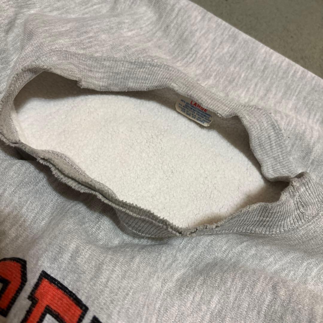 80s champion リバースウィーブ L 染み込み USA製 アメリカ製