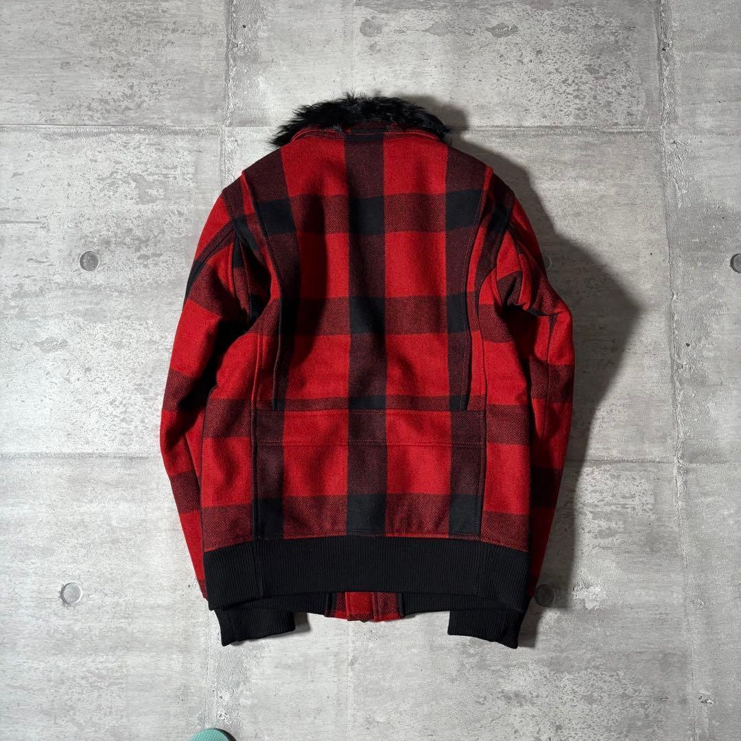 ジャケット・アウター 00s archive far check wool jacke y2k