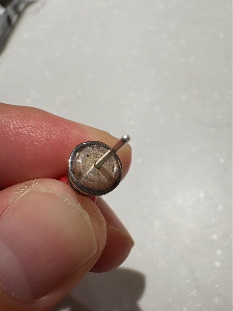 グッチ　アンガーフォレスト　ピアス　シルバー925 赤犬　廃盤品