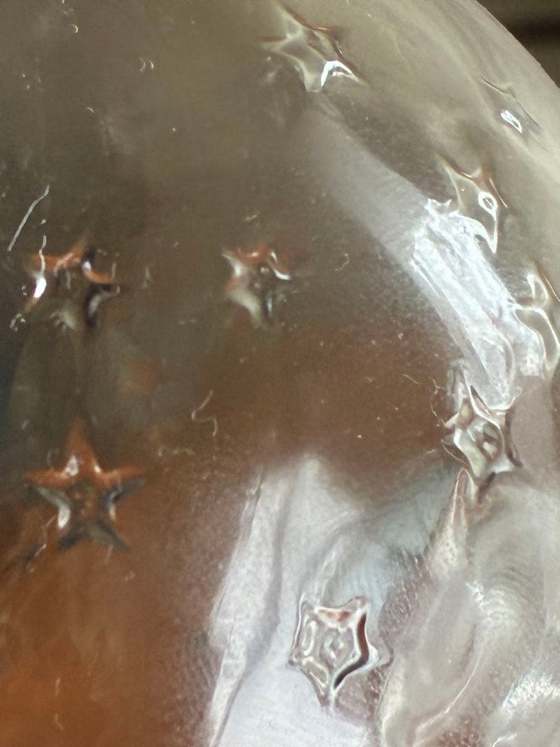 フランス　アンティーク　ガラス　パフューム　ボトル　香水瓶　ラリック　ビン　星