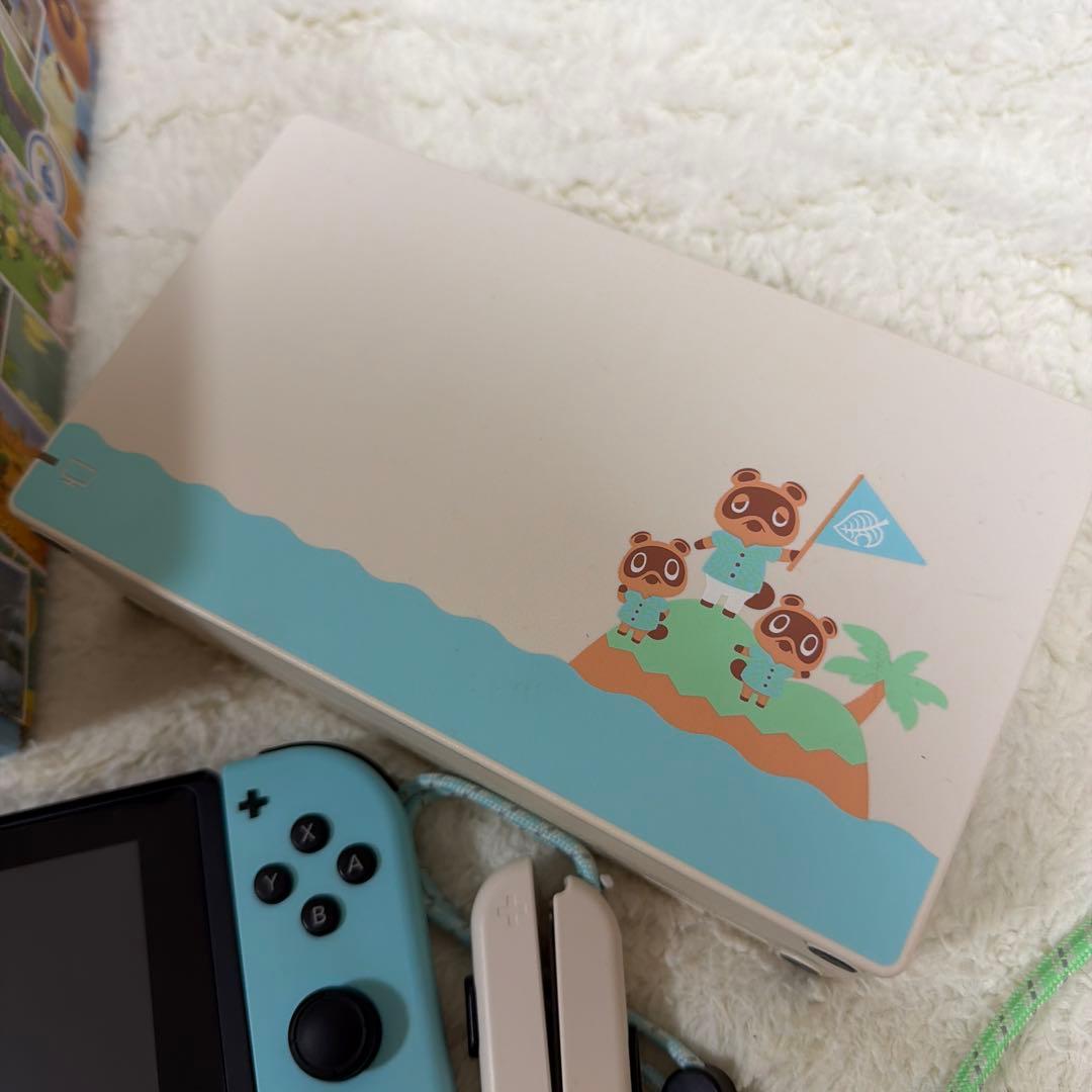 Nintendo Switch どうぶつの森デザイン 本体 付属品付き
