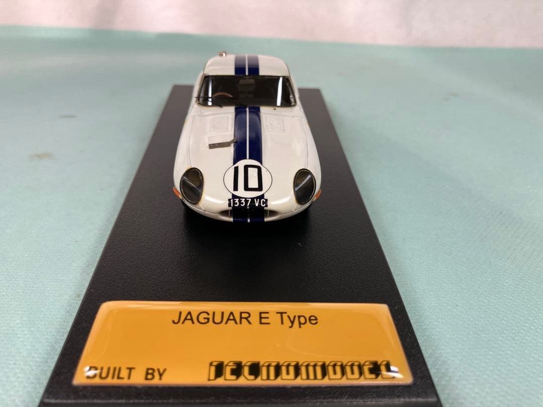 テクノモデル　１／４３　ジャガー　Ｅタイプ　１９６２年ル・マン　No.１０　白
