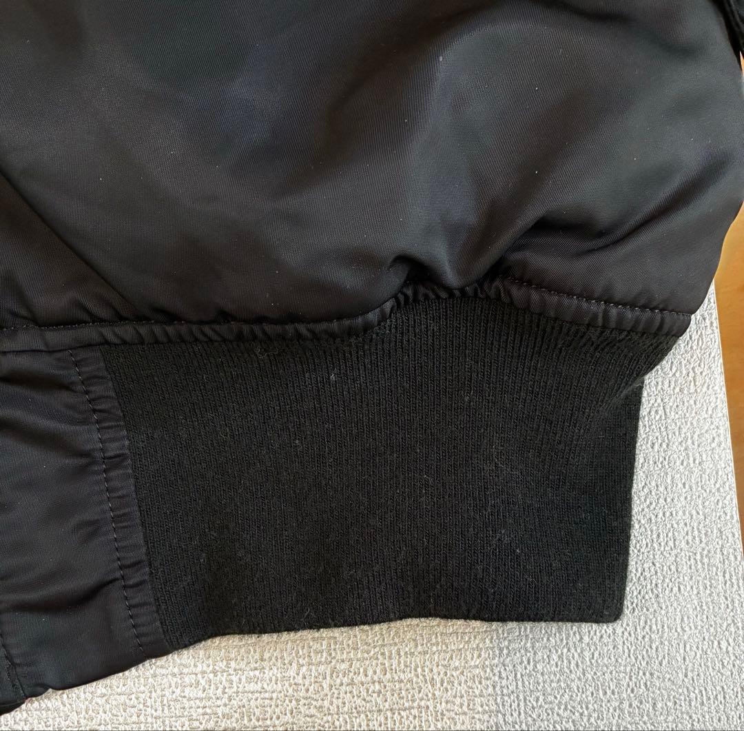 ALPHA アルファ MA-1 フライトジャケット ブラック 黒 XL