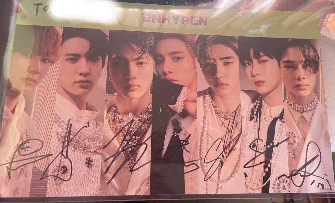 enhypen 全員サイン 2022年ミーグリ ＋トレカおまけ | Buyee 通販購入