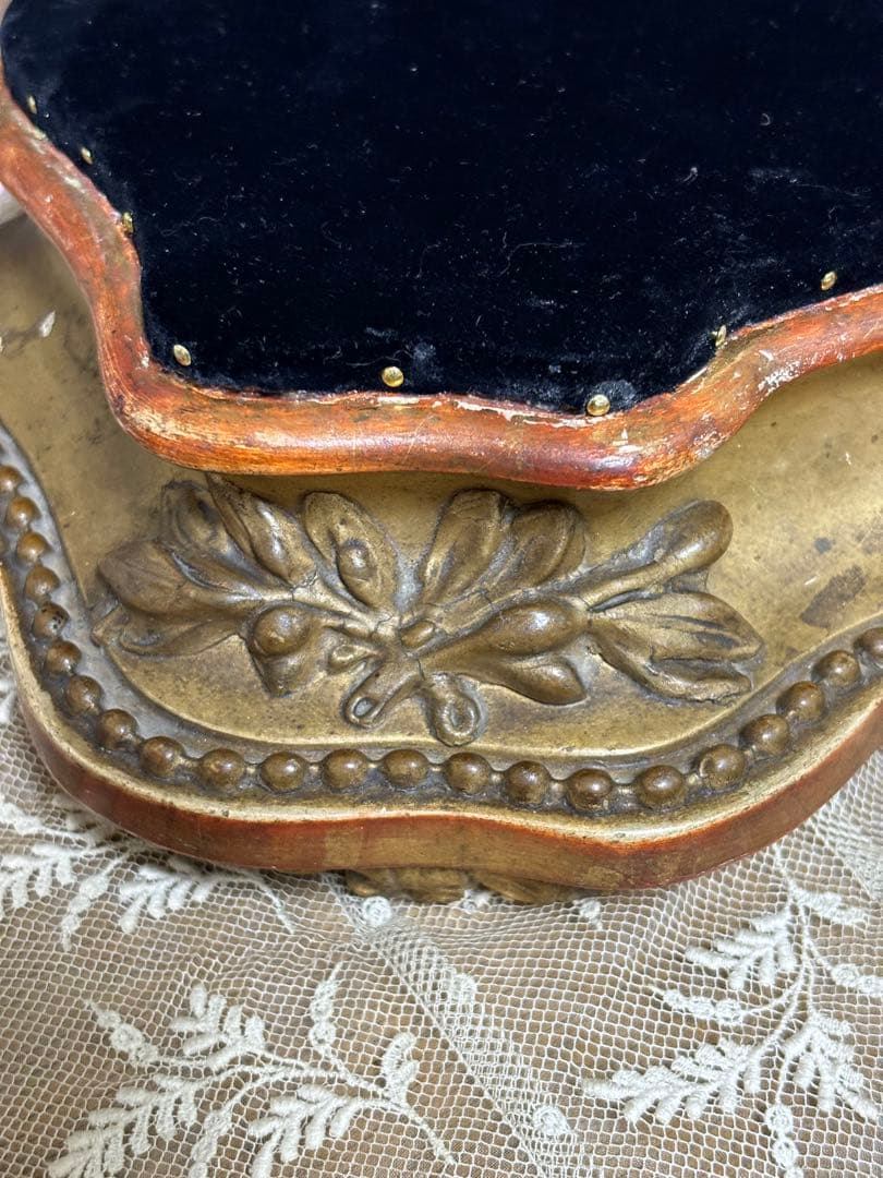 フランスアンティーク ポワドレ 台 ディスプレイ台 インテリアに