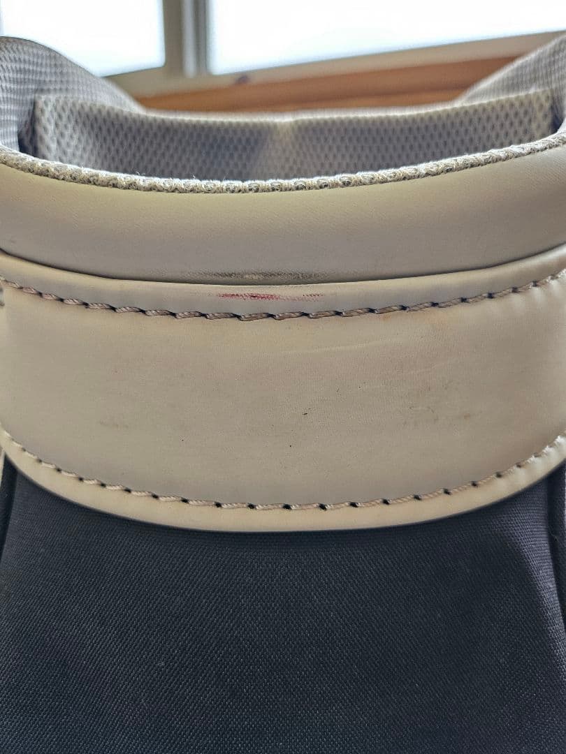 le coq sportif キャディバッグ ブラック/ホワイト