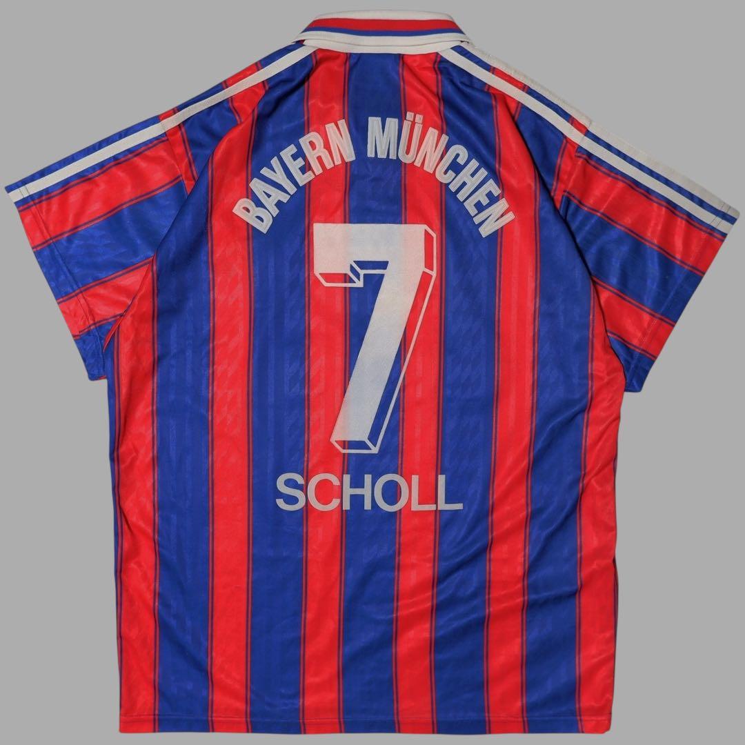 L☆95-97☆バイエルンミュンヘン☆サッカー ユニフォーム☆Scholl