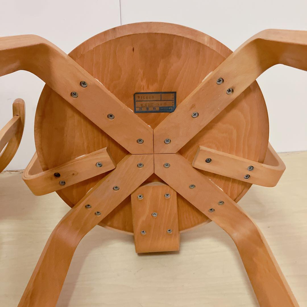 KOIZUMI コイズミ　木製　プライウッドチェア　ダイニングチェア　2脚セット