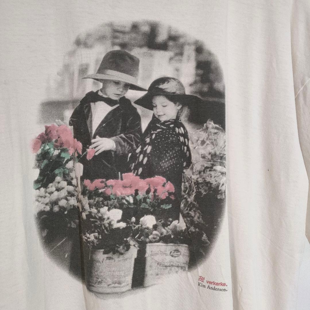 90s キムアンダーソン フォトTシャツ XL アート - メルカリ