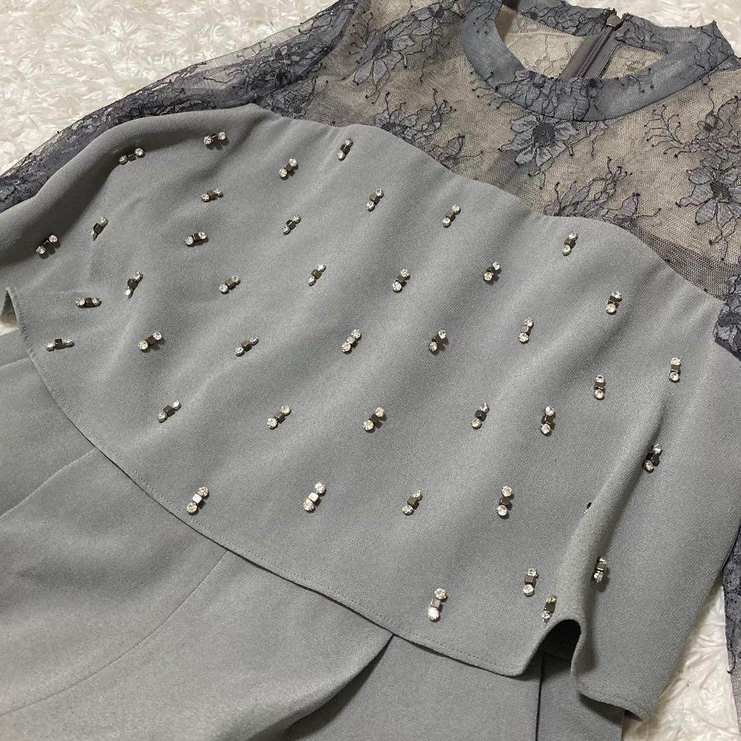 完売品♡ グレースコンチネンタル 刺繍ワイドサロペット オールインワン 36