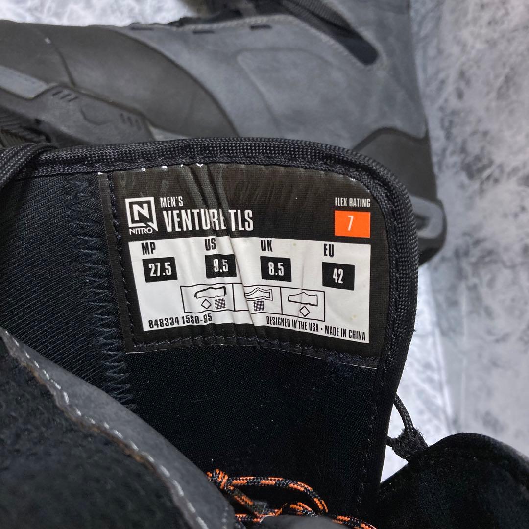 NITRO VENTURE TLS スノーボード ブーツ グレー 27.5cm