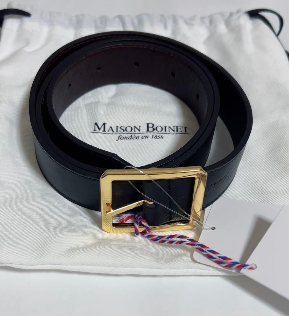 未使用】MAISON BOINET/メゾンボアネ REVERSIBLE ベルト - メルカリ