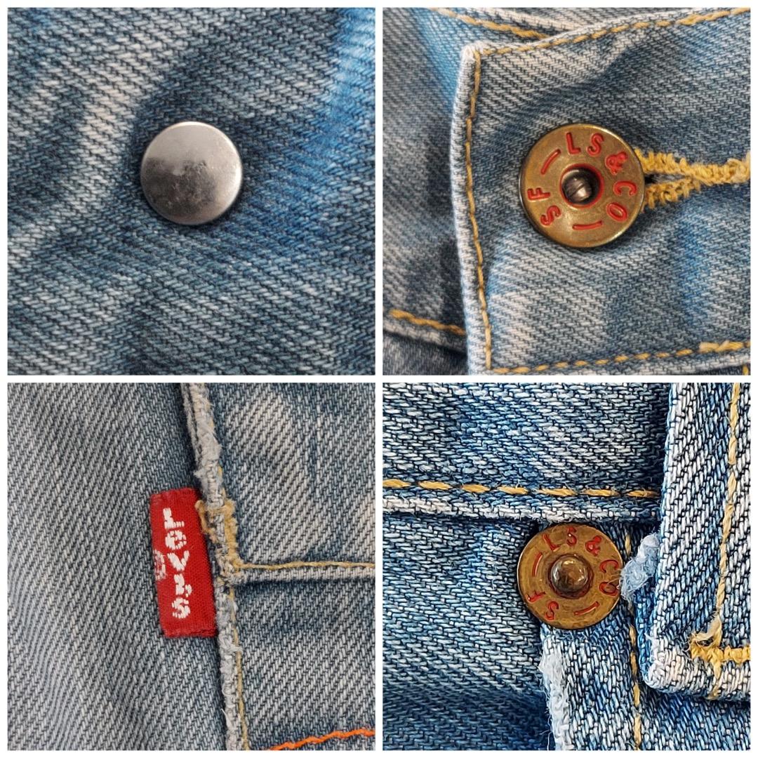 リーバイス エンジニアード ジーンズ W32 00s 古着 青 立体 17820