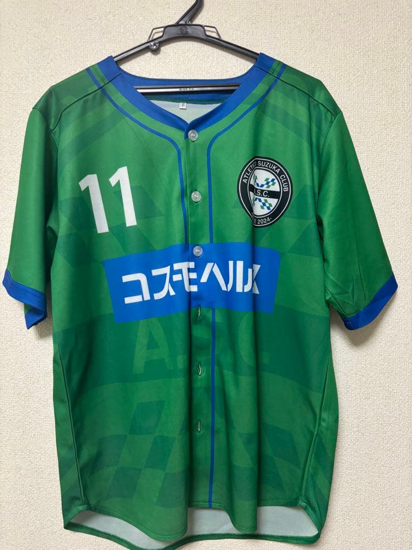 三浦知良 プロ40周年特別記念試合ベースボールシャツ 鈴鹿アトレチコ