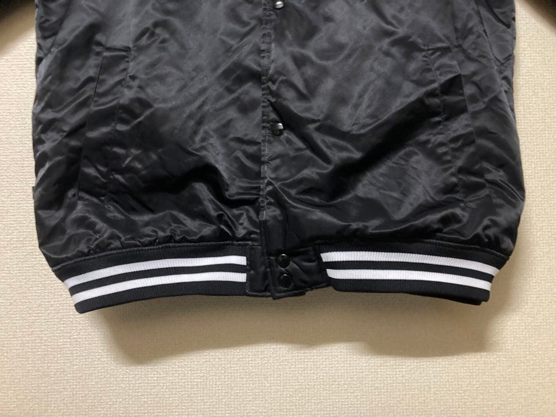 nitraid スタジャン ブラック XL スタジアムジャンパー ジャケット