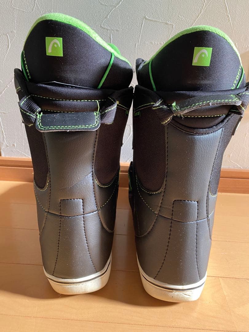 HEAD DUKE スノーボードブーツ ブラック/グリーン　25.5㎝