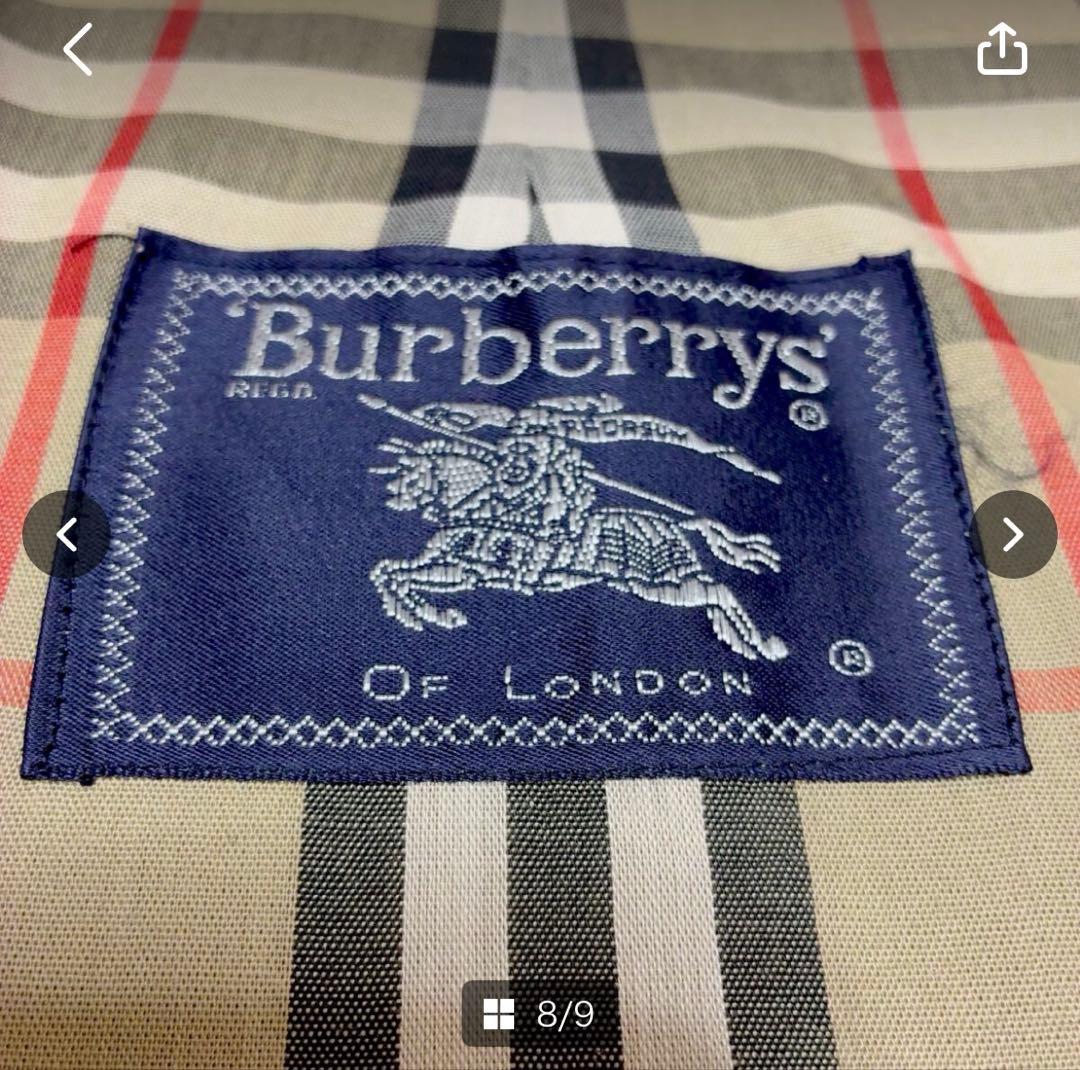 Burberrysバーバリーズ　未使用級使用感無し ステンカラーコート L