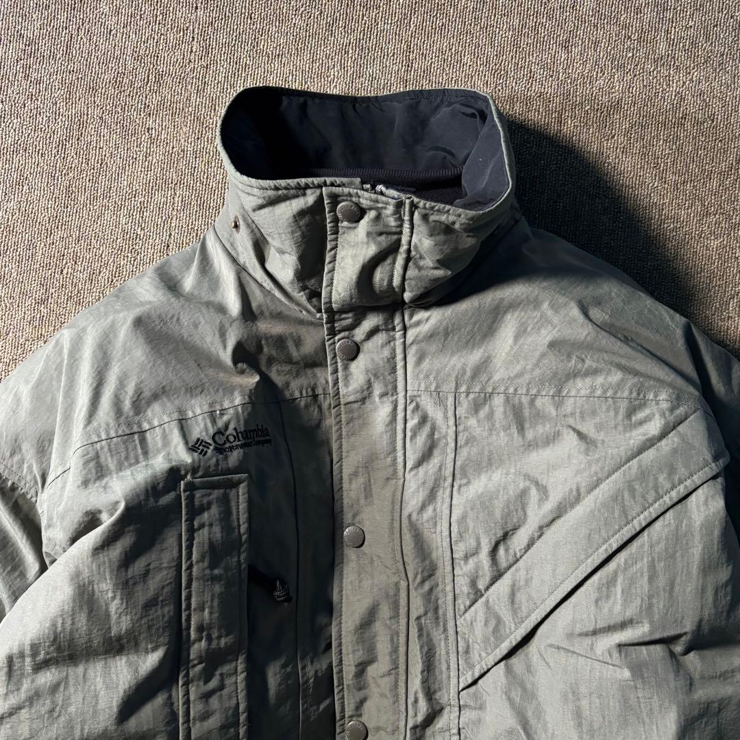 Columbia00s ダウンジャケット モンスター ダブルジップ ドローコード