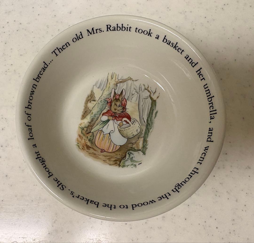 WEDGWOOD ピーターラビット ボウル 英国製 陶器 - メルカリ