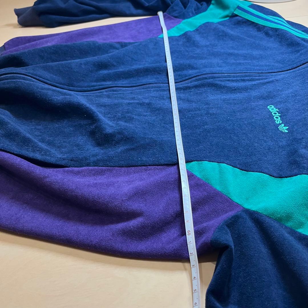 【極希少】80s FRANCE製 adidas アディダス トラックジャケットＬ