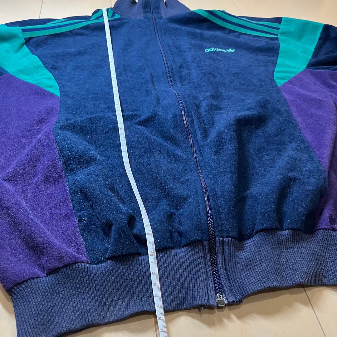 【極希少】80s FRANCE製 adidas アディダス トラックジャケットＬ