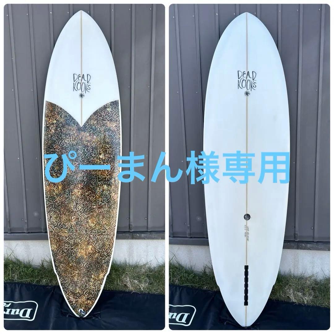 DEADKOOKS HELLHOUND ウィングシングルフィン　6'3.5\"