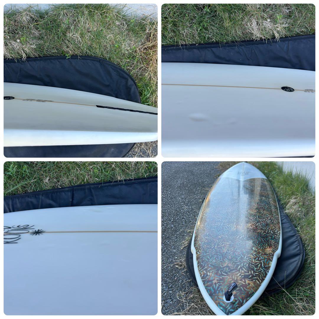 DEADKOOKS HELLHOUND ウィングシングルフィン　6'3.5\"